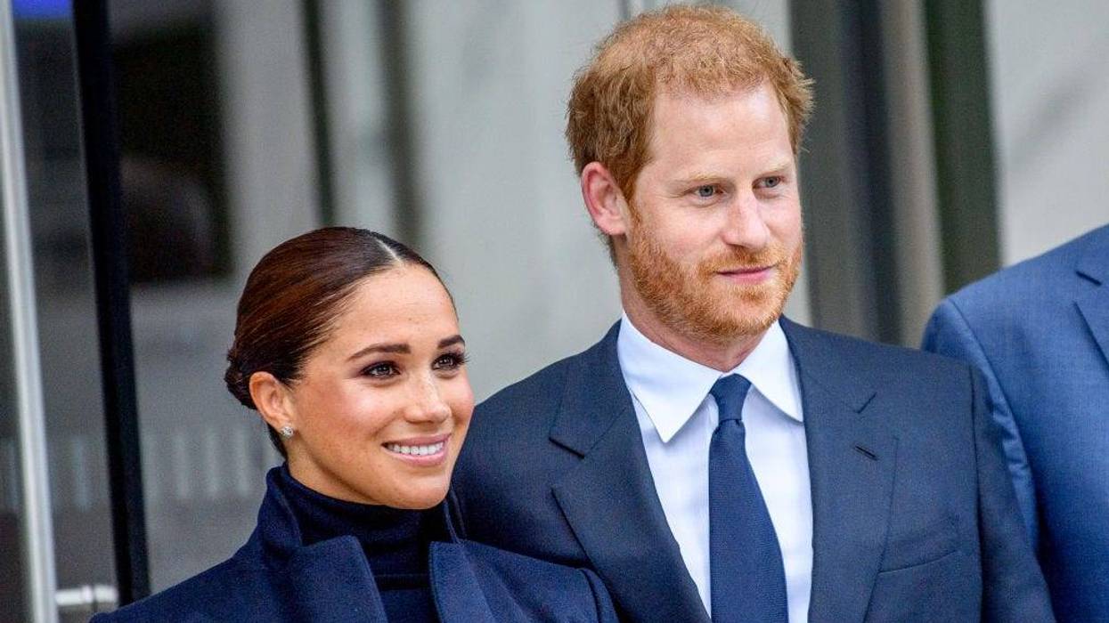 FILE - Meghan, Duchess of Sussex and Prince Harry, Duke of Sussex visit One World Observatory at One World Observatory on September 23, 2021 in New York City.