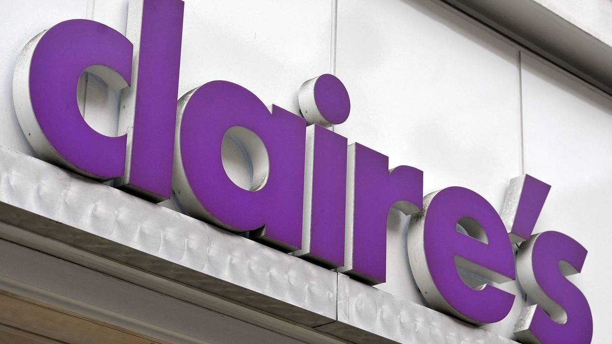 File photo dated 06/01/16 of a shop sign for claire's in central London.