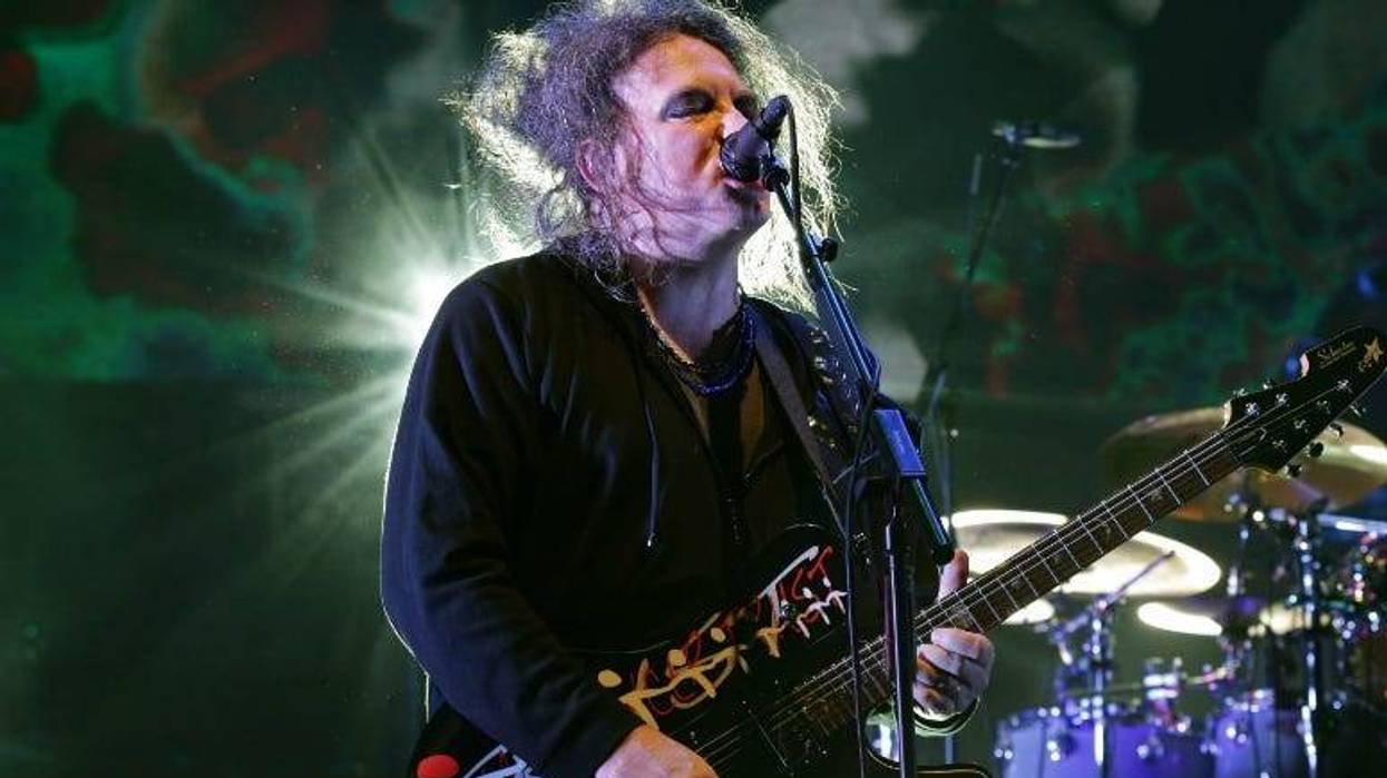 File photo dated 29/03/14 of Robert Smith of The Cure performing on stage