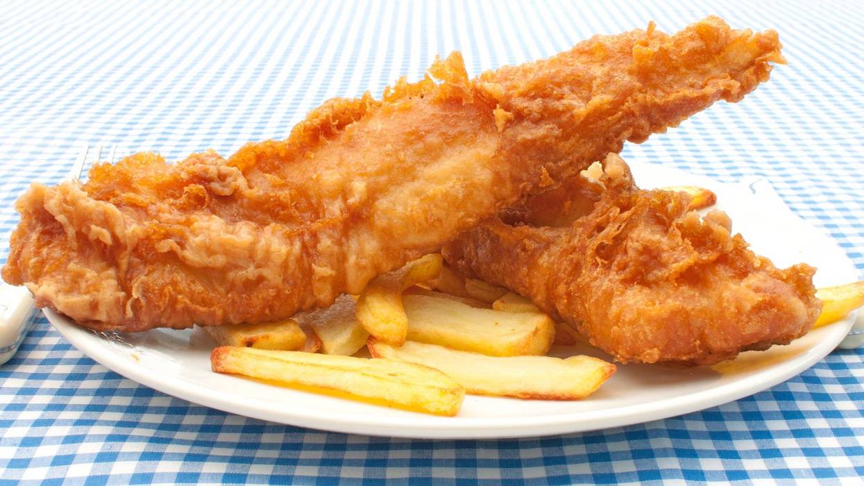 File Photo: Fried fish with French fries