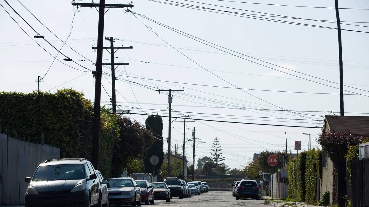 File photo of a city street in Los Angeles County's Compton, Calif.