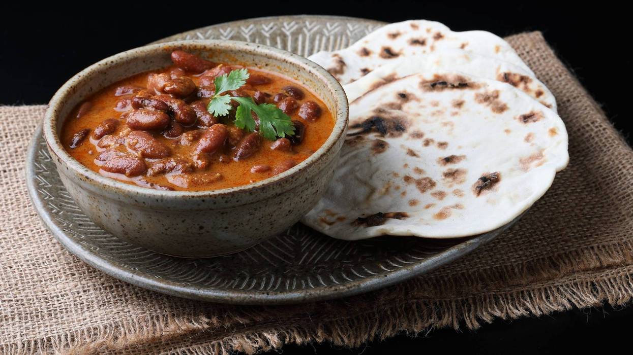 File Photos: kidney bean curry , rajma , rajmah roti, typical north indian main course