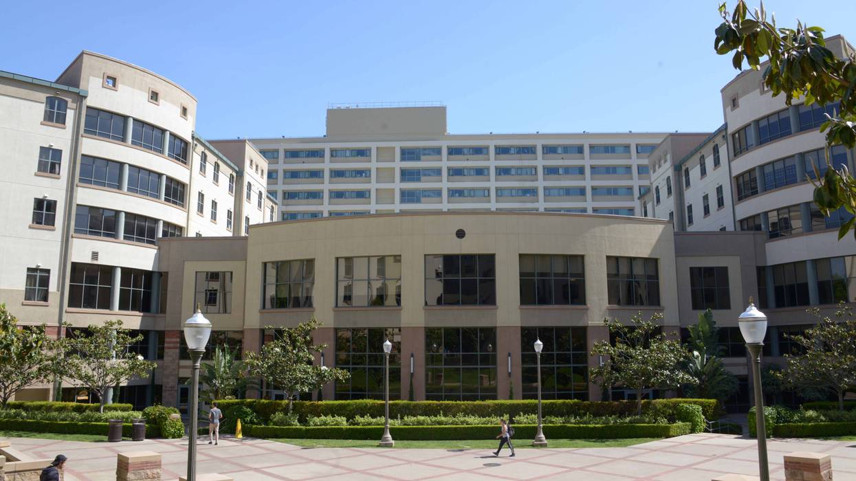 FILE - Residential halls on the UCLA campus.