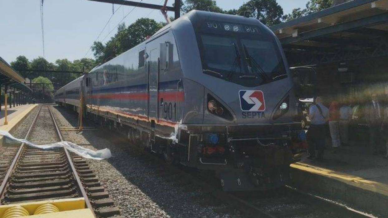 FILE -- The first of SEPTA's new Regional Rail locomotives are going into service