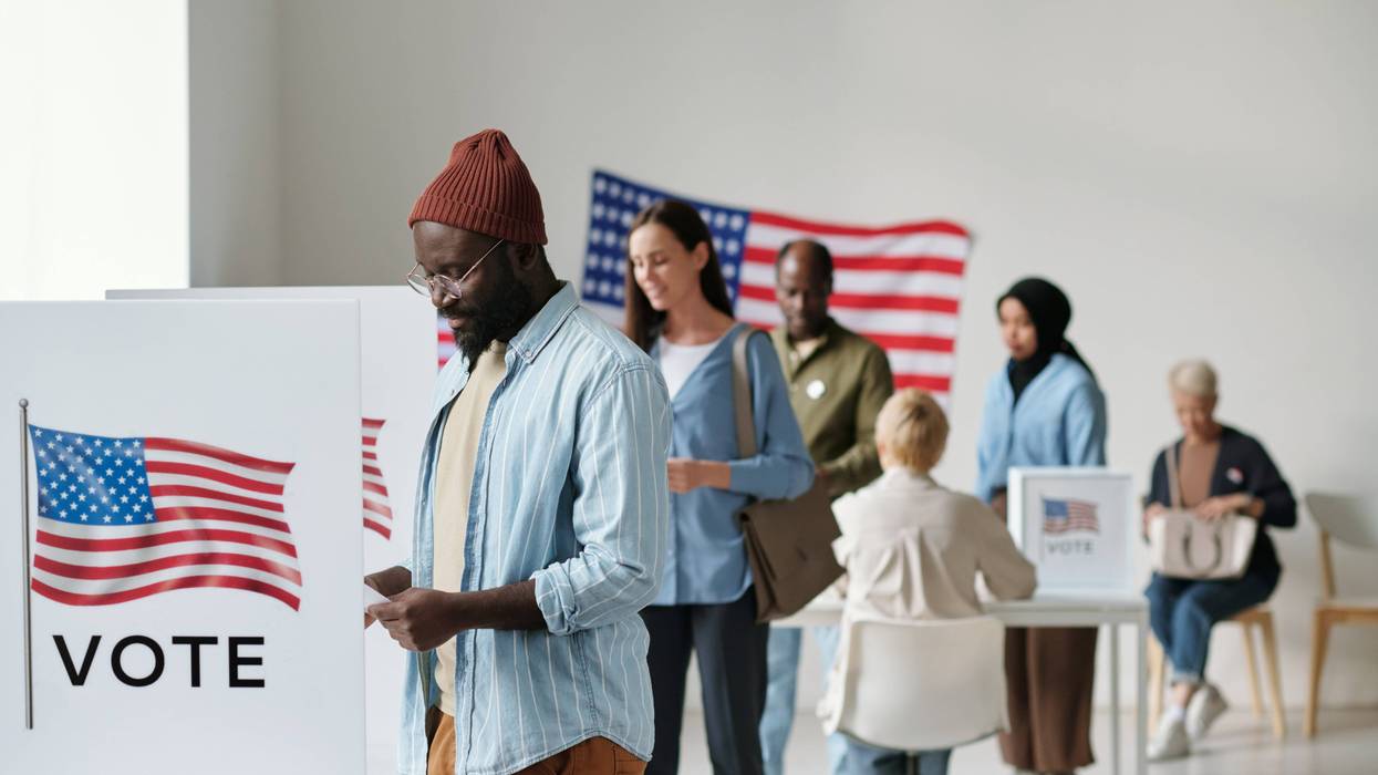 FILE: Voters fill out ballots.