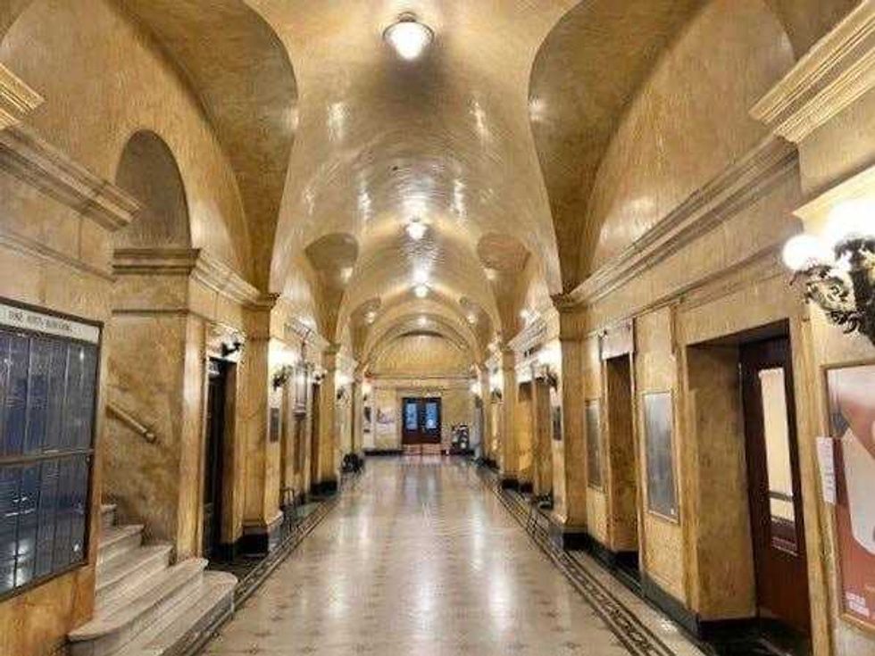 Fine Arts Building hallways