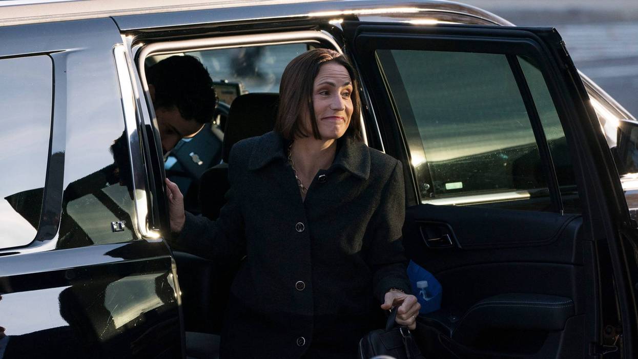 Fiona Hill, the former top Russia expert on the National Security Council, arrives to testify in the House's impeachment inquiry on Nov. 21, 2019.