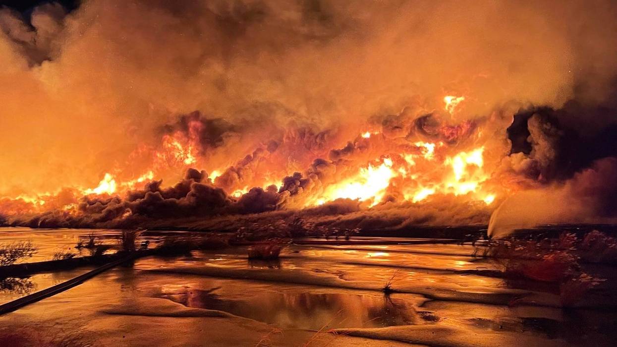 Fire at the Warf