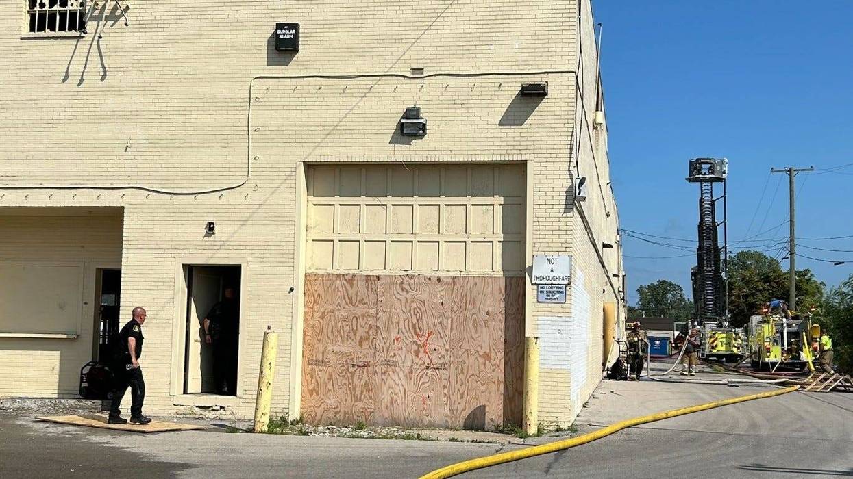 Fire at vacant building in Monroe County