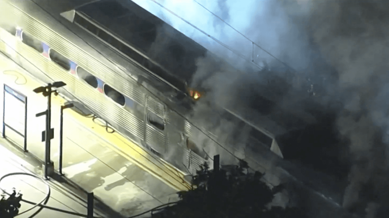 Fire breaks out on SEPTA Regional Rail train at Paoli Station