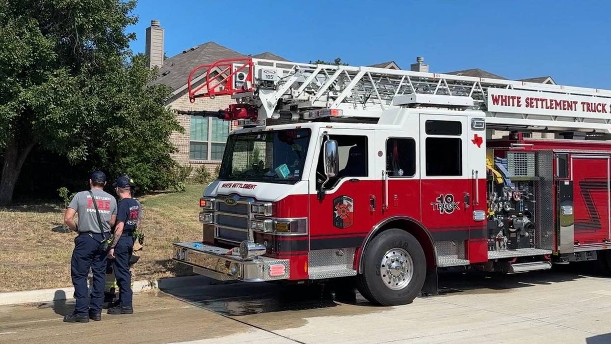 Fire breaks out