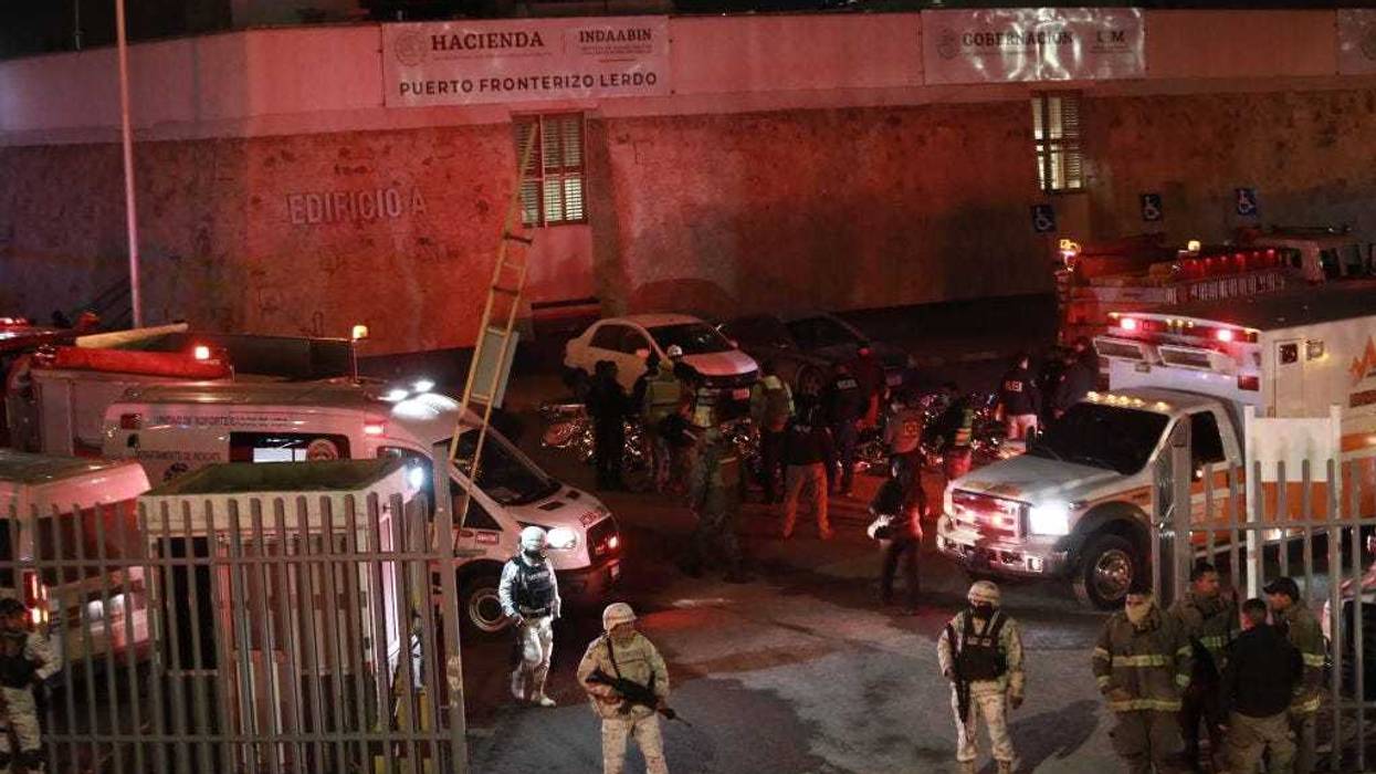 fire broke out at a migration facility