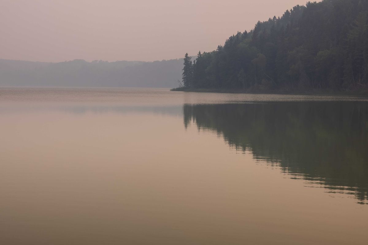 Fire, BWCA, Minnesota