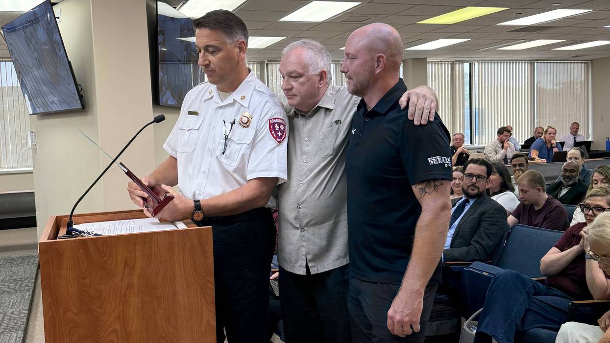 Restaurant worker celebrated for saving life