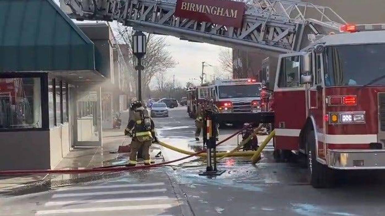 Fire crews from multiple departments who raced to put out building fire that broke out at Greek Islands Coney in downtown Birmingham early Thursday morning said the fire is now extinguished.