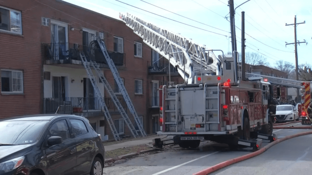 Fire crews tend to blaze inside Upper Darby complex