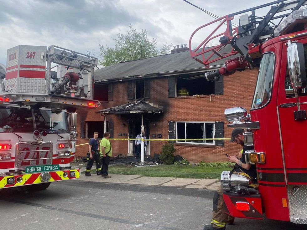 Fire destroyed West View apartment building