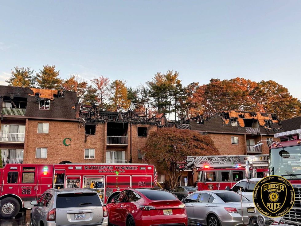 Fire destroys Camden County apartment building
