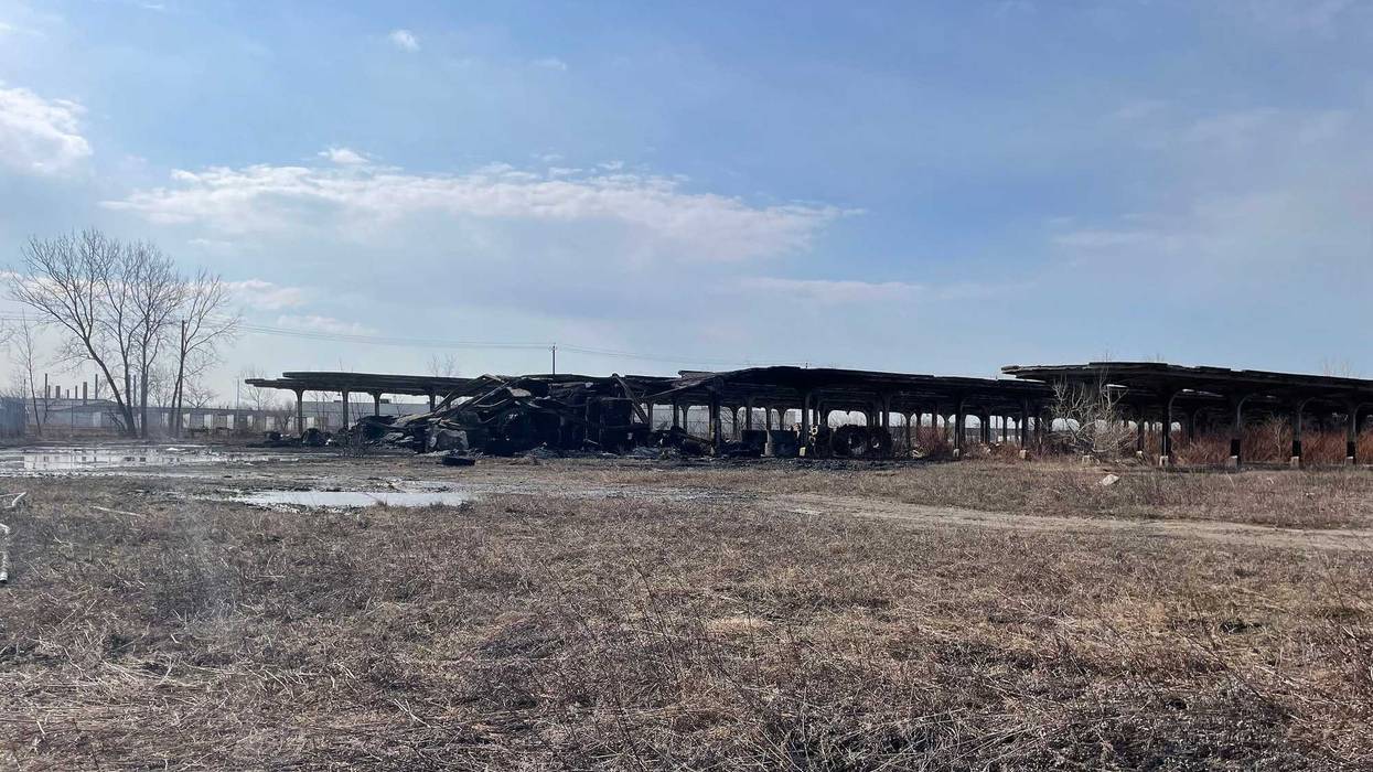 Fire on grounds of Central Terminal
