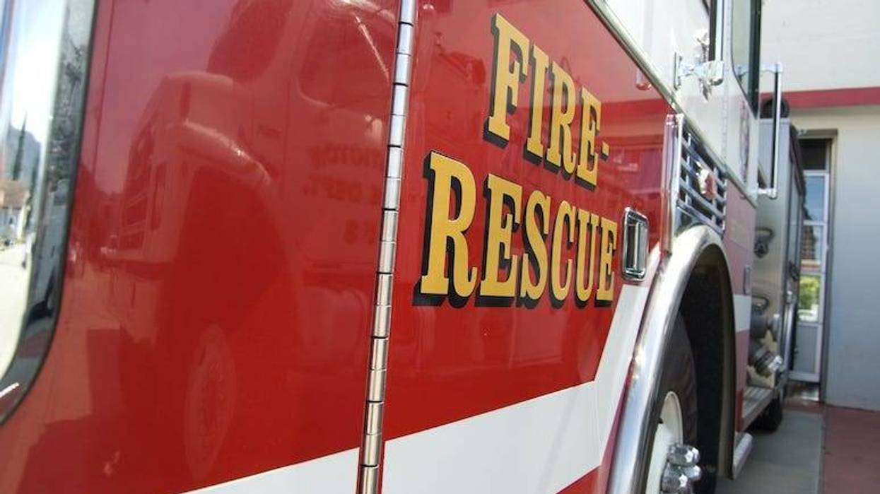 Fire Truck, Fire Engine, Side Panel, Fire and Rescue