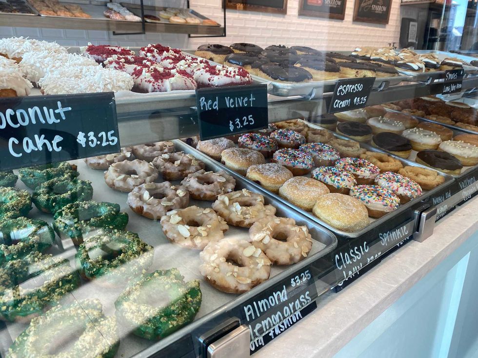 Firecakes Craft Donuts display case