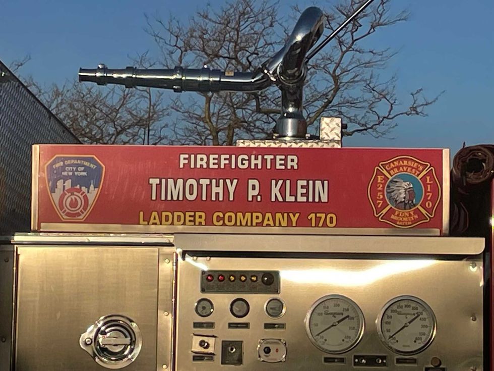 Firefighter Timothy Klein