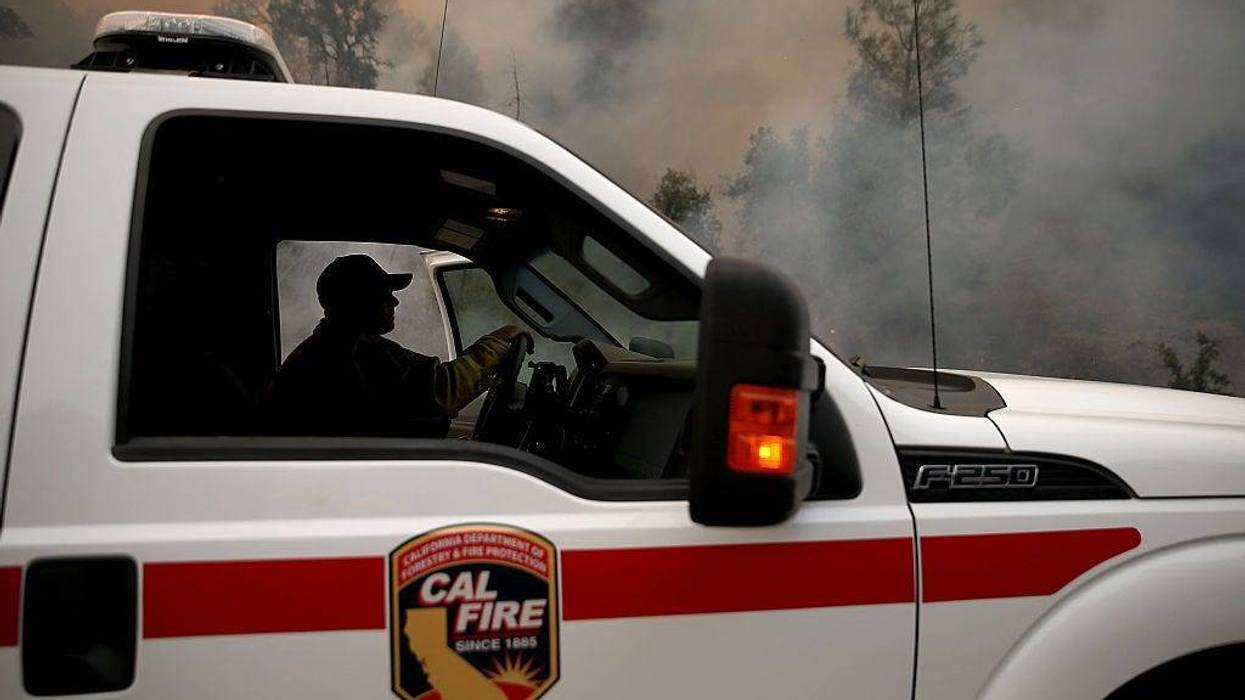 Firefighters with CAL FIRE’s San Mateo-Santa Cruz unit helped reunite a lost dog with her owners on Sunday afternoon.