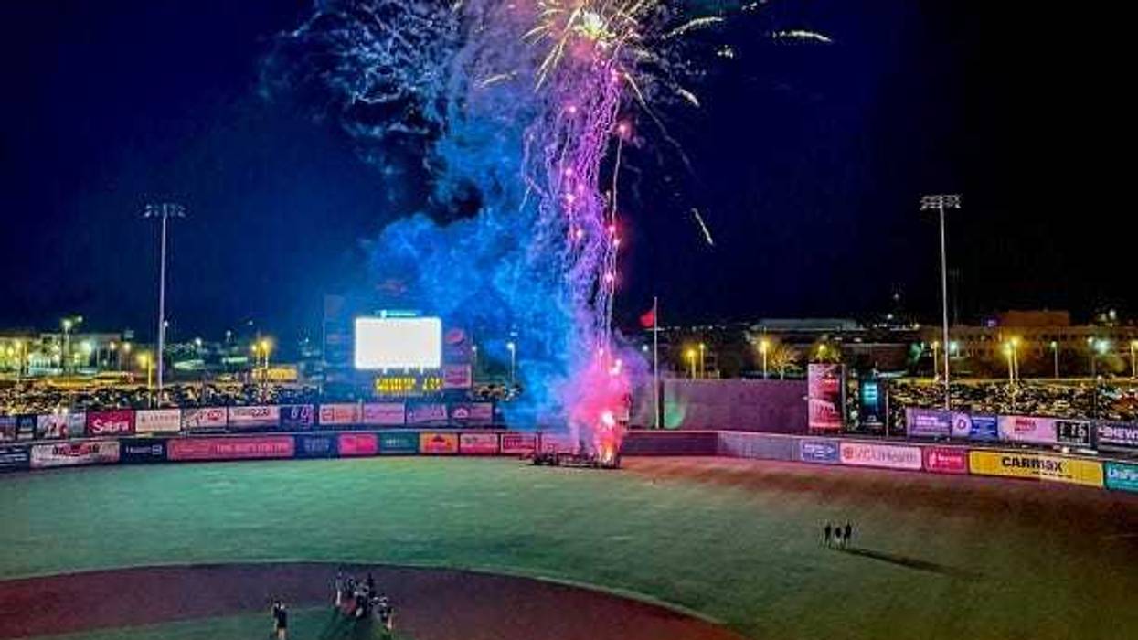 Fireworks at The Diamond