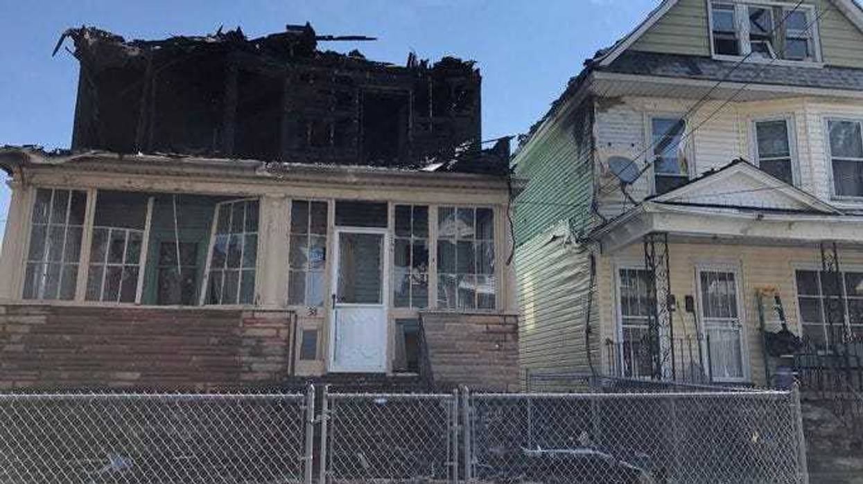 Fireworks is cause of Hillside Avenue fire. July 3, 2020 (WBEN Photo/Mike Baggerman)