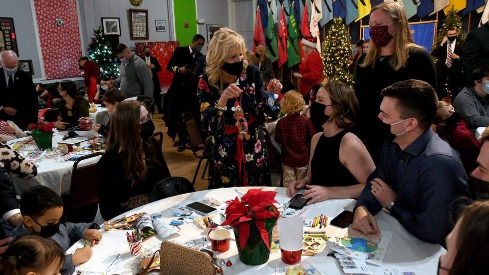 First Lady, Secretary of the Navy visit USS Delaware families