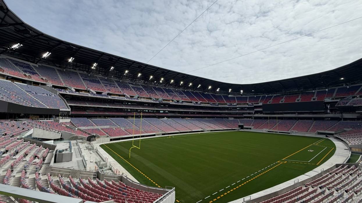 New home of the Buffalo Bills 93% complete