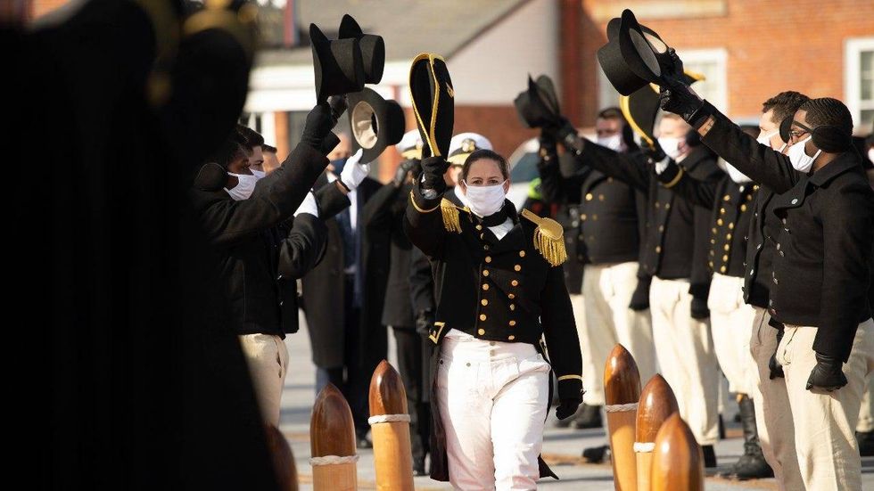 First Woman Takes Command of USS Constitution