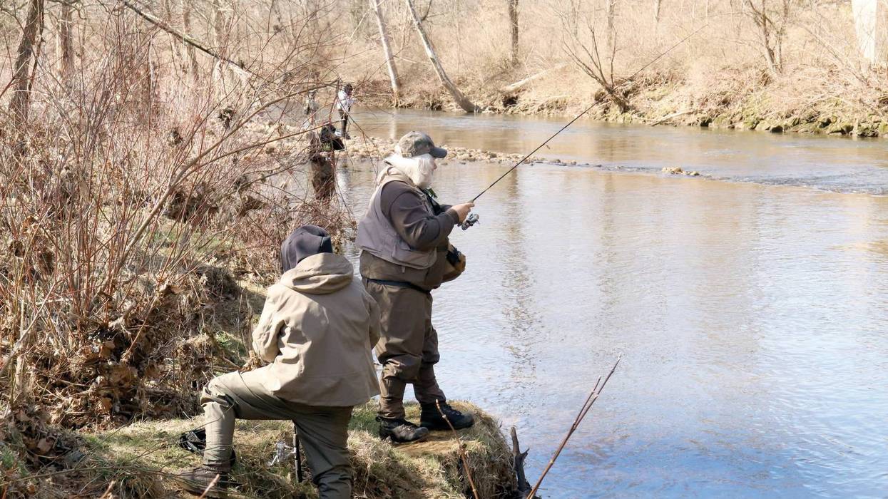 Fishermen fishing