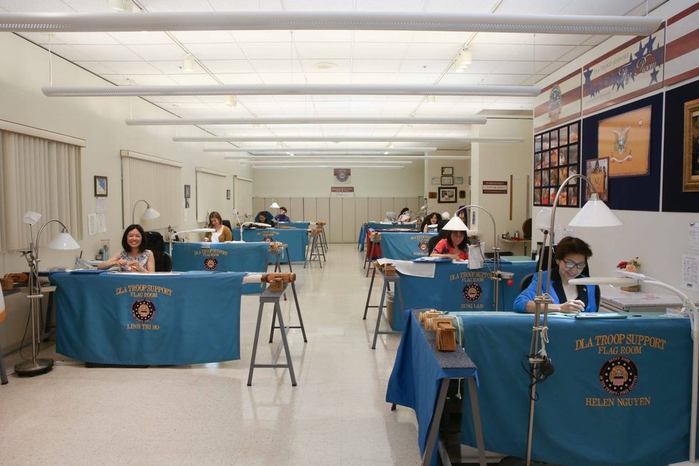 Flag Room at the Naval Support Activity