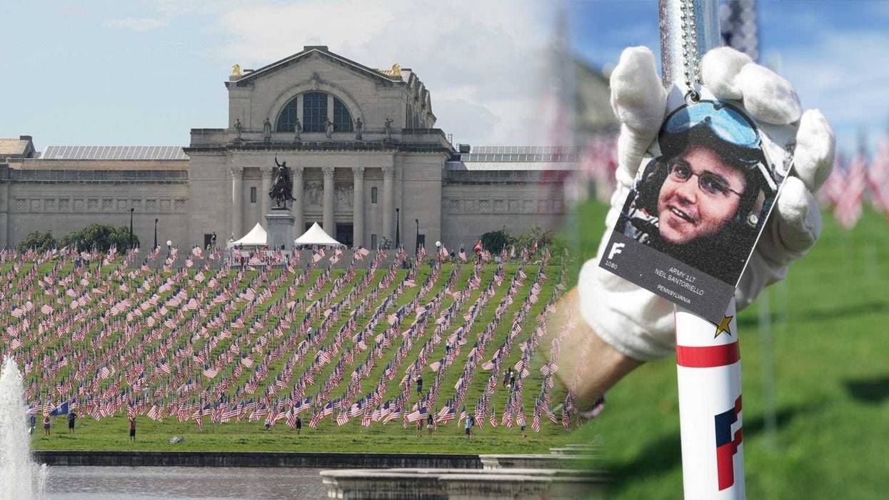 Flags of Valor at Art Hill