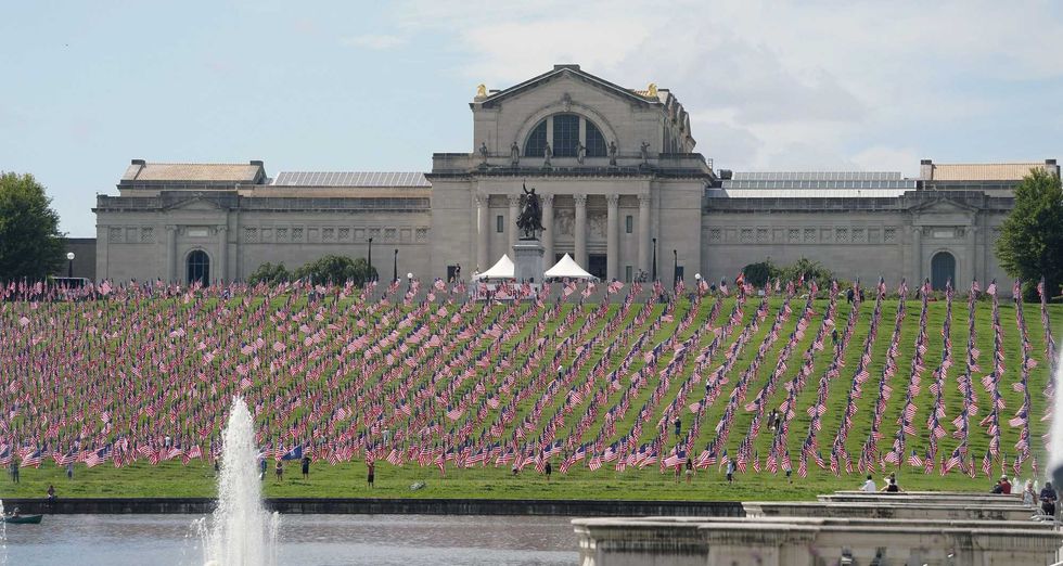 Flags of Valor at Art Hill
