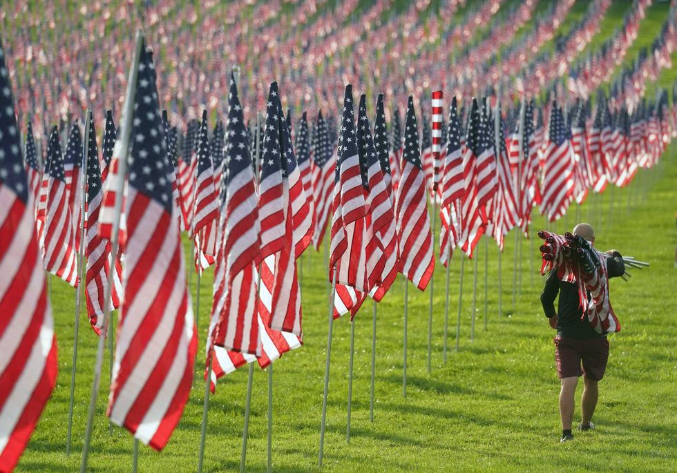 Flags of Valor on Art Hill