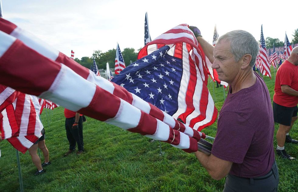 Flags of Valor on Art Hill