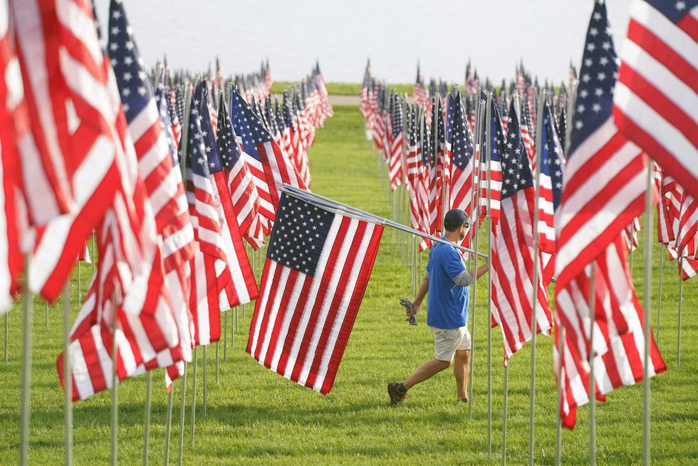 Flags of Valor on Art Hill