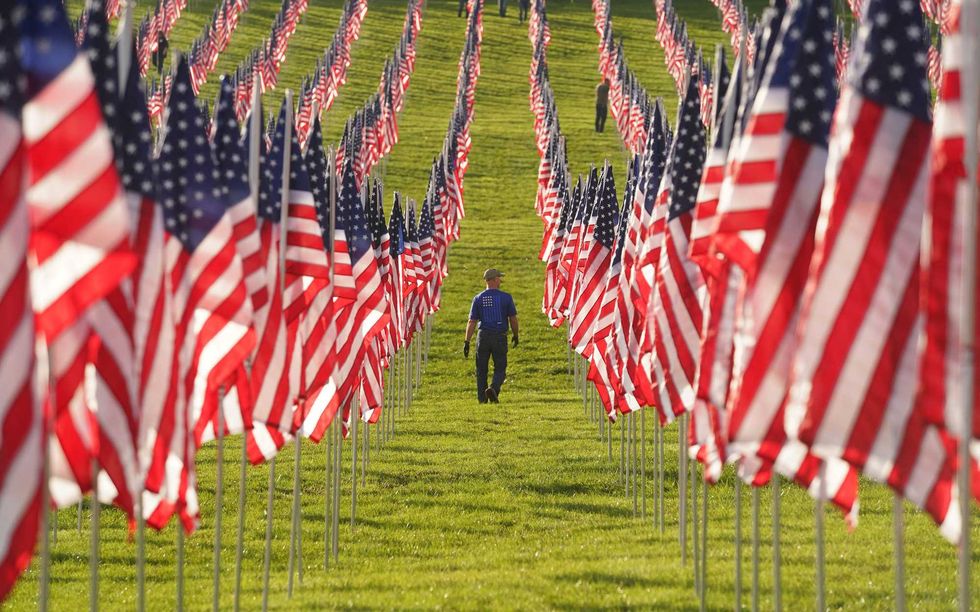 Flags of Valor on Art Hill