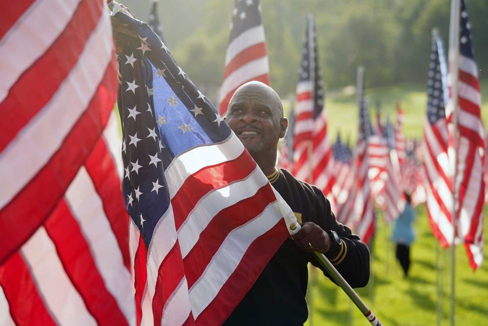 Flags of Valor on Art Hill
