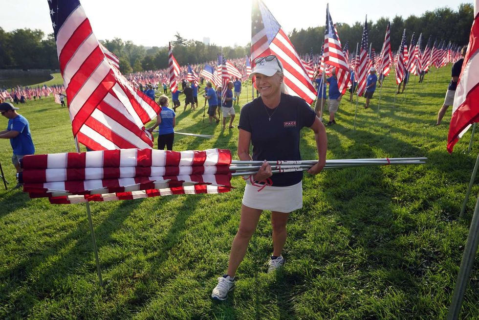 Flags of Valor on Art Hill