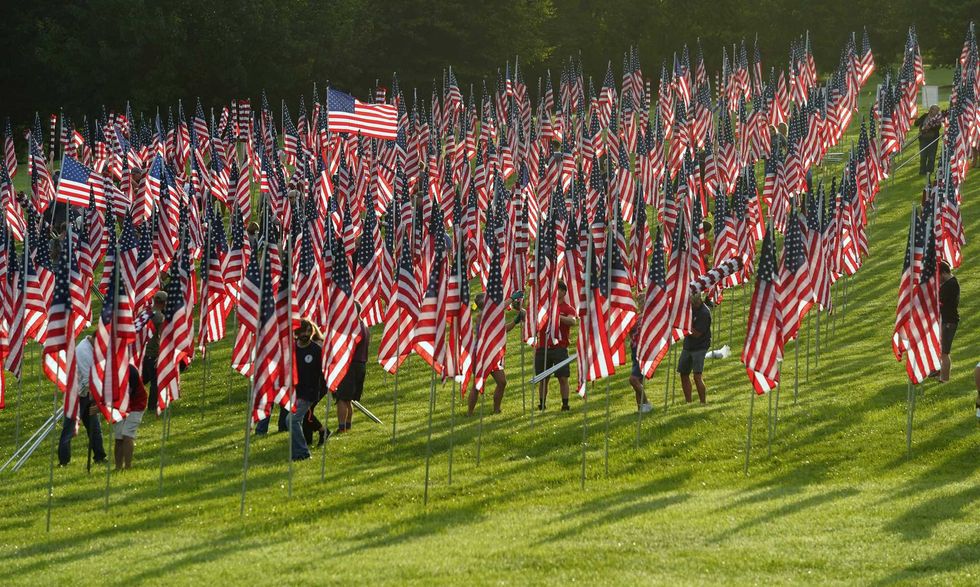 Flags of Valor on Art Hill