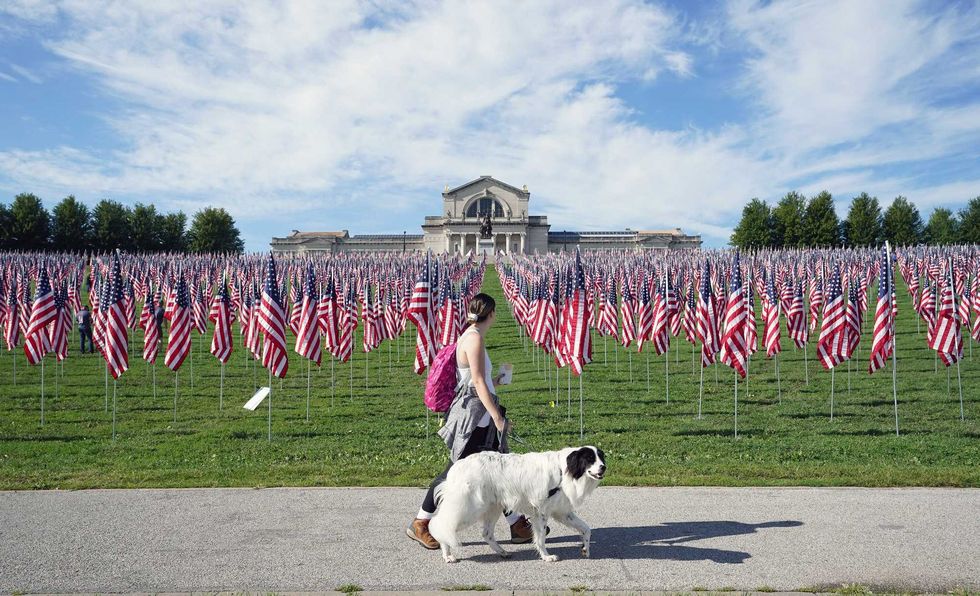 Flags of Valor on Art Hill