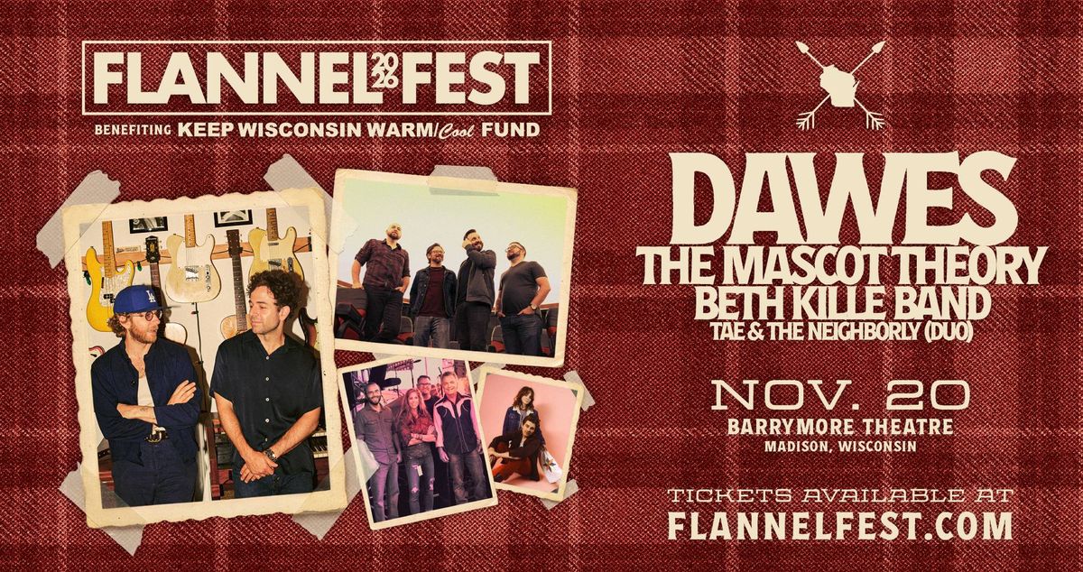 Flannel Fest 2026 featuring Dawes