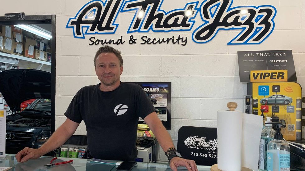 Flavius, owner of All That Jazz Sound and Security