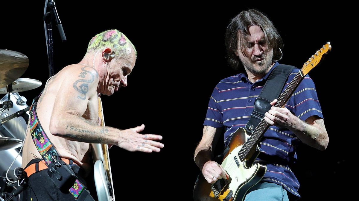 Flea and John Frusciante of Red Hot Chili Peppers