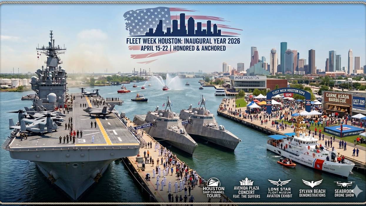 Anchors aweigh! The inaugural Fleet Week arrives in Houston