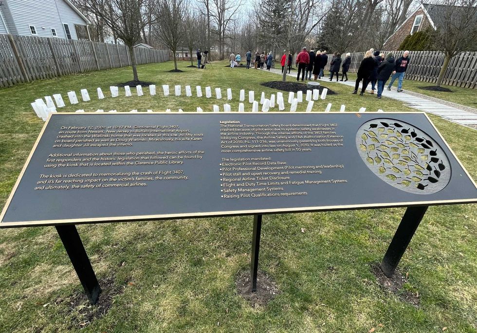Flight 3407 crash site
