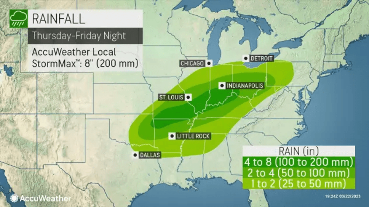 Flood watch in effect for St. Louis region Thursday through Friday